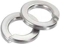 sourcing map Split Lock Washer, 9/16-Inch 304 Stainless Steel Spring Lock Washer 10pcs