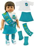 18 Inch Doll Clothes - Junior Girl Scout Outfit | Fits 18 American Girl Dolls |