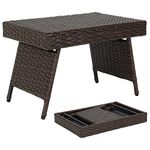 Foldable Outdoor Wicker Tables