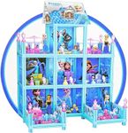 Frozen Doll House Full of All Rooms and Accessories (178 Pcs)