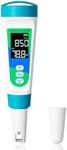 dzdarren Pool Salt Tester– 4-in-1 Salinity Tester with TDS, EC, Temp, and Salt for Pool, Hot Tub, Spa, Aquarium, Digital Pool Salt Tester & TDS Meter for Accurate Water Quality