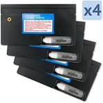 4 Pack RAXX VHS VCR Head Cleaner Kits