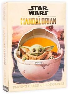 AQUARIUS Star Wars Playing Cards - The Mandalorian 'Baby Yoda' The Child Themed Deck of Cards for Your Favorite Card Games - Officially Licensed Merchandise & Collectibles