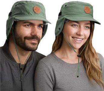 Tough Headwear Faux Fur Trapper Hat for Men Women - Winter Hat with Ear Flaps - Faux Fur Hats Men - Earflap Hats Olive Green