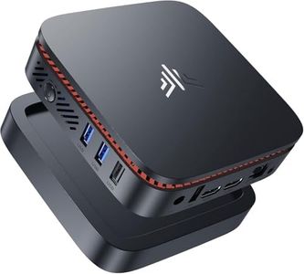 NiPoGi Mini PC Ιntel Alder Lake N100 (hasta 3,4 GHz) 12 GB LPDDR5 4800 MHz/256 GB M.2 SSD,Ordenador de sobremesa, Torre PC 4K@60HZ HD Dual Display,WiFi 2.4G/5G, RJ45,BT4.2,VESA Compatible
