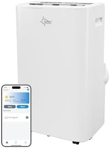 SUNTEC Mobiles Klimagerät Coolfixx 16000 BTU APP – Klimaanlage mobil und leise mit Smart App Steuerung – Entfeuchter für Räume bis 70 qm – Mobile Kühlung & Heizung für zuhause – 16.000 BTU