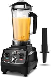 WantJoin Professional Blender, Countertop Blender ,Blender for kitchen Max 1800W High Power Home and Commercial Blender with Timer, Smoothie Maker 2200ml for Crushing Ice, Frozen Dessert, Soup,fish