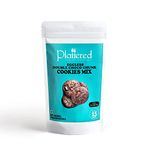 Plattered - Double Choco Chunk Cookie Mix 215 Gm - Can Be Made in Cooker - Instant Cookie Dough Mix - Eggless, 3 Easy Steps Whisk, Scoop & Bake - Natural & Vegan - Chocolate Cookies - Pack of 1