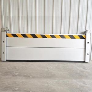 Flood Protection Baffle,Aluminum Reusable Flood Barrier Shield,Heavy Duty Unit Module Design Flood Control Baffle Door,Removable Temporary Dams for Basement Entrance Gates Subways
