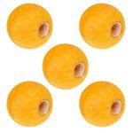 FLAMEER 5 Pcs 10x10cm Safety Rope Line Floats Ball, Use For Lane Markers, Swimming Pool Divider, Fishing Rope Floats, Ski Ropes, Anchor Lines, Marker Buoys - Yellow