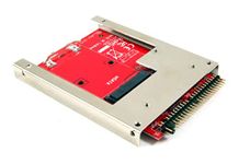 Ableconn IIDE-MSAT mSATA SSD to 2.5-inch IDE Adapter Converter Aluminum Frame Bracket - Latch Retain mSATA SSD as 9.5mm 2.5" IDE SSD Drive