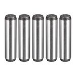 uxcell 3/8-Inch x 1-1/2-Inch Dowel Pins, Heat Treated Alloy Steel for Extra Hardness, Bright Finish and Accurate Alignment 5pcs