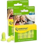 Ohropax Mini Soft Ear Plugs 10 per package (2 Packs (10 Pairs))