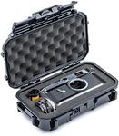 Evergreen 56 Waterproof Dry Box Protective Case with Pick & Pluck Foam - Travel Safe/Mil Spec/USA Made - for Cameras, Phones, Camping, Fishing, Hiking, Water Sports, Knives, Survival (Black)