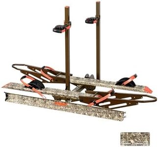 Young Hitch Bike Rack for 2 E-Bikes, Heavy Duty Platform Carrier, 200lbs Capacity, Foldable, Fat Tire, Electric Bike, Hitch Mount, SUV, Truck, RV, Car, 2" Receiver, Anti-Wobble, Camo
