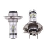 COMBR 2 Pieces High Power 100W H4 20SMD Led Fog Light Driving Bulbs 8000K HID White for Car