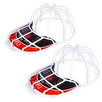 Der Rose 2 Pack Baseball Hat Washer for Washing Machine,Cap Washer Frame Cage,Hat Cleaner Protector Hat Rack for Baseball Caps