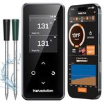 Housolution Wireless Smart Meat Thermometer, 600FT/180M Bluetooth Meat Thermometer with 2 Ultra-Thin Probes, Rechargeable Digital Food Thermometer for Cooking, Grilling, Smoking, BBQ and Oven