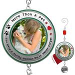 2024 Family Pet Memory Photo Ornament - Christmas Memorial Keepsake - Includes a Red Gift/Storage Bag