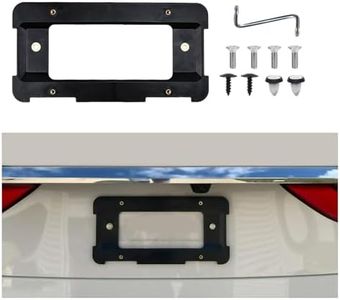 Car License Plate Frame, Rustproof Car License Plate Frame with Screws and Wrench, Front and Back License Plate Protector for Series 3, 5, 7 and X1, X3, X4, X5, X6