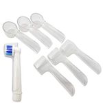 6 Electric Toothbrush Covers ~ Case Compatible with Oral B Toothbrush Round Heads