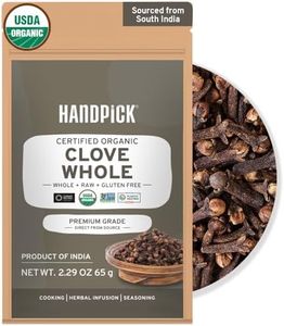 Handpicked Cloves Whole (10oz) Premium Cloves from India in Resealable Zip Lock Pouch | Perfect for Cooking, Smoothies, Pomander Balls & Tea