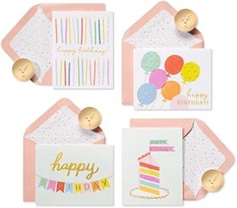 Papyrus Blank Birthday Cards, Birthday Celebrations (20-Count)