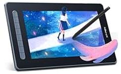 Drawing Tablet with Screen XPPen 12 inch - Graphic Tablet Artist 12 2nd Gen, IPS Drawing Monitor Full-Laminated 2-in-1 Pen Display with Tilt Function for Art and Animation Beginners (Black)