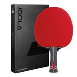 JOOLA Table Tennis Bat Infinity ITTF Approved Professional Carbon Table Tennis Bat for Advanced Players - with High-Tech Fibre, Zyramid, 7 Layer Bat Blade