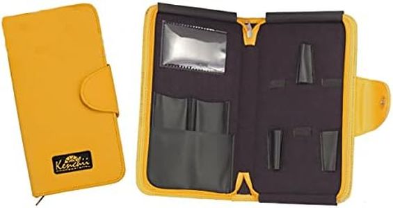 Kenchii Shear & Scissor Case Hold 5 Beauty or Grooming Shears (KEL5Z-YELLOW)
