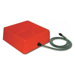 Farm Innovators Model D-19 1-1/4-Gallon Heated Water Bowl for Chickens, 60-Watt