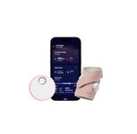 Owlet Dream Sock® - Smart Baby Monitor - Track Live Pulse (Heart) Rate, Oxygen in Infants - Dusty Rose