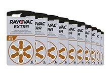 Rayovac Hearing Aid Batteries Size 312 - 10 Packs of 6 Cells