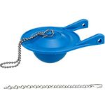 Toilet Flapper Replacement for Gerber 99-788, 3inch with Toilet Handle Chain Ullnosoo Rubber Toilet Flapper Water Saving, Easy to Stall, Blue