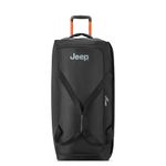 Jeep JS009D Two Wheel Rolling Travel Duffle Bag, Black, 68.58 cm, Js009d Two Wheel Rolling Travel Duffle Bag