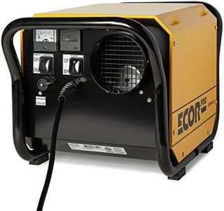ECOR PRO 150 Pint Portable Commercial Industrial Grade Desiccant Dehumidifier for Basement, Whole House, Crawlspace, Garage | Covers up to 2000 sqft | Yellow/Black | EPD150
