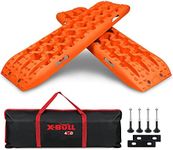 X-BULL New Recovery Traction Tracks Sand Mud Snow Track Tire Ladder 4WD (Orange, 3gen)