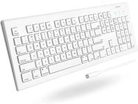 Macally Wired USB C Keyboard for Ma