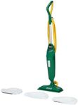 Bissell Commercial-BGST1566 Steam Mop Power Steamer, 12.5" wide, comes with Two soft pads for every day and one scrubby pad for heavy messes,Green