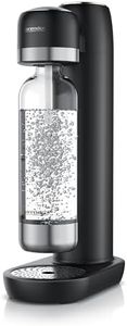 Arendo - Soda Maker Wassersprudler – inkl. 1000 ml Wasserflasche BPA frei – fein dosierbar – Soda Streamer kompatibel mit 60 l CO2 Zylindern