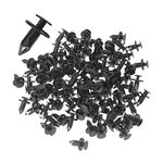 100Pcs 8mm Car Retainer Clips Nylon Auto Body Bumper Fasteners Rivets Fender Clips for Polaris Ranger RZR Honda Kawasaki Suzuki King Quad Vinson Acura Rancher