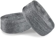 Sukh Steel Wool 0000 10oz(20ft) - 0000 Steel Wool for Glass Fine Steel Pads for Chrome or Wood Polishing Weep Hole Covers for Brick Walls Fill Fabric Metal Fabric Pad Mice Control