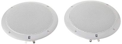 Poly-Planar 6-Inch Round Marine Speaker (White)