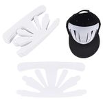 FINGERINSPIRE 24 Pcs Baseball Caps Inserts Shapers Plastic White Hat Inner Support Baseball Bump Cap Holder Flexible & Long Lasting Hat Shaper Universal Cap Inner Liner for Home Store Display Stand