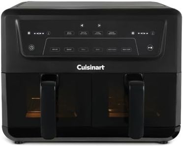 Cuisinart XXL 10.4L AirView Air Fryer with 2 x 5.2L Clear Drawers | PFAS Free | Air Fry, Roast, Grill, Bake, Dehydrate, Max Crisp, Keep Warm | Dual Zones - Cook 8+ Portions | Dishwasher Safe