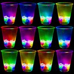 Glowing Party Cups Flashing Color Light Up Cups for Nighttime Party, House Parties Birthdays Concerts Weddings BBQ Beach Holidays