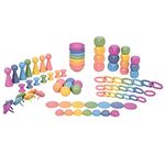 TickiT 73979 Rainbow Wooden Super Set - Set of 84