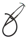 Compatible Replacement Tube by CardioTubes fits Littmann(r) MasterCardiologyI(r) and Littmann(r) Cardiology III(r) Stethoscopes - 7mm Binaurals Black on Black TUBING