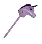 Aggloz | Hobby Horse Toy with Sounds | Tall Horse on a Stick | Quality Horse Toys | Galloping Sounds | Childrens Toy | for Kid Xmas Gifts Indoor & Outdoor | 66cm (Hobby Horse -PURPLE)