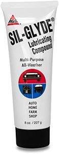 AGS SIL-Glyde Multi-Purpose All-Weather Lubricating Compound for All Surfaces - 8 oz Tube, Versitle Multi-Purpose Lubrication, All Weather, Auto, Home, Farm and Shop